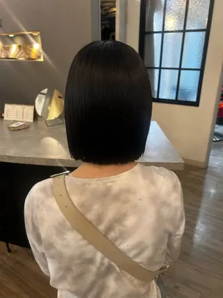 ミディアム 🤍ハイトーン🤍 マツモトミナミ🦋のヘアスタイル