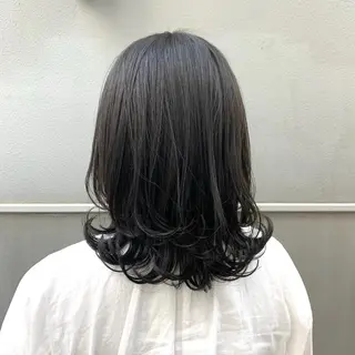 セミロング カラー HACCH （ハッチ）所属・🪼ボブ/ハイトーン /髪質改善🪼のヘアスタイル