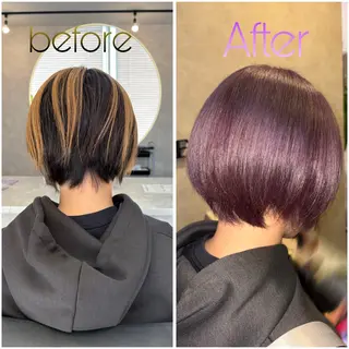 ショート 田中 希のヘアスタイル