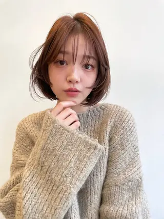 ショート カラー MUKU所属・fuka モデル募集のヘアスタイル