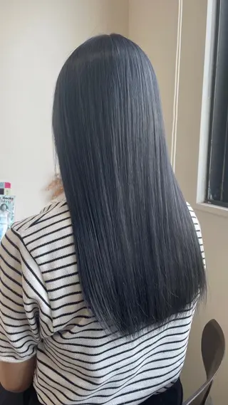 ロング カラー ayaka🌹 艶カラー&小顔カットのヘアスタイル