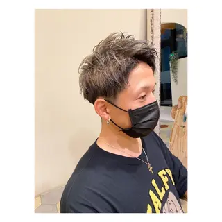 カラー メンズ 菊池大一 溝の口パーマのヘアスタイル