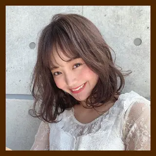ミディアム カラー ヘアアレンジ ARiA by ECLART所属・💖韓国ヘアの匠 💖TAKUMI💖のヘアスタイル