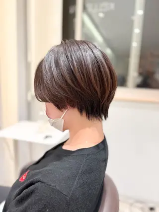 ショート 落合 美穂のヘアスタイル