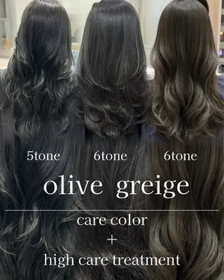 ロング カラー 透明感カラー ふうか　渋谷のヘアスタイル