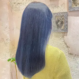 ロング カラー 川井麻由🎀アイドル 量産🎀ピンクカラーのヘアスタイル