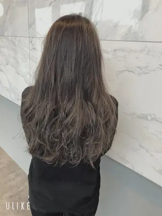 ロング カラー 難しい髪質の縮毛矯正 高岡/射水/髪質改善のヘアスタイル