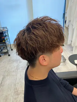 パーマ メンズ メンズ特化/パーマ/ フェードWATARUのヘアスタイル