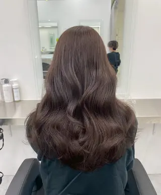 カラー ブリーチなし🫧韓国 🫧HANA🫧のヘアスタイル