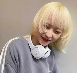 ミディアム カラー 似合わせカット⚪︎ /フェイスレイヤーのヘアスタイル