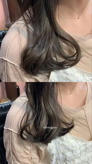 セミロング カラー chouette/ 根本優希のヘアスタイル