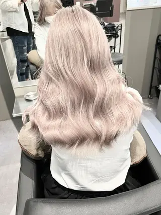 ロング カラー Via officialのヘアスタイル