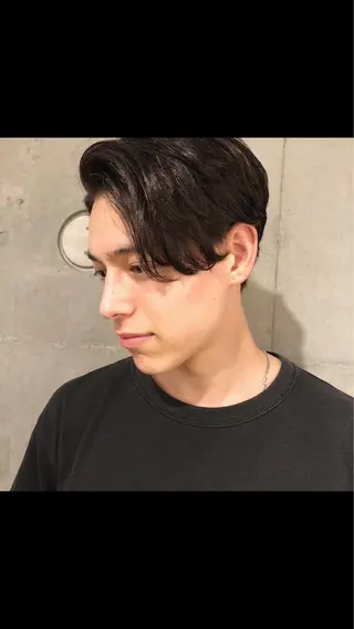 ショート パーマ メンズ ハイトーン/メンズ/ ボブ RINのヘアスタイル