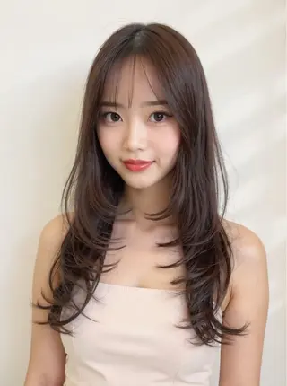 ロング パーマ nex  the salon vlow所属・【韓国×美髪】 ANRIのヘアスタイル