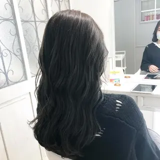 セミロング カラー ヘアアレンジ ✨🌿大人可愛い愛さ れhair🌿✨松本のヘアスタイル