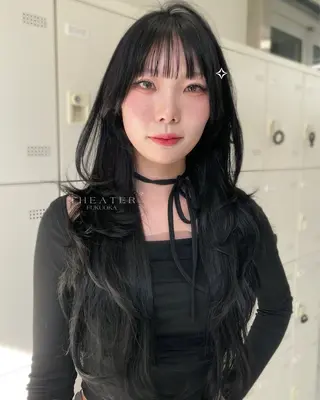 セミロング MOE 福岡韓国ヘア✧︎のヘアスタイル