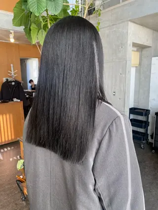 ロング カラー パーマ ヘアアレンジ モリモト サナのヘアスタイル