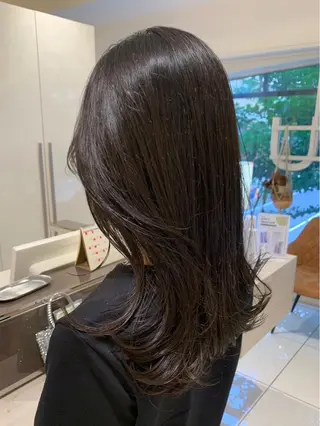 カラー 🎀ハイトーン🎀 🩶艶髪🩶YUNAのヘアスタイル
