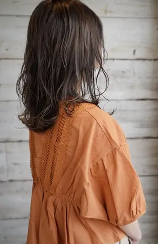 ミディアム パーマ 西川 頌のヘアスタイル