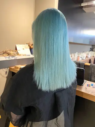 ロング カラー daiki 原宿のヘアスタイル