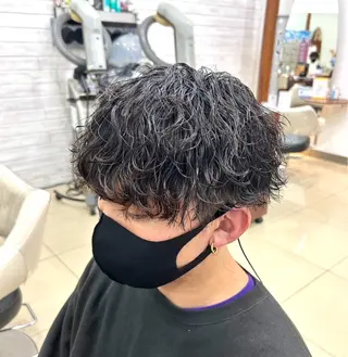 パーマ メンズ 透明感カラー/ 髪質改善/サクラ🌸のヘアスタイル