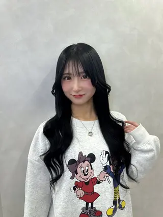 ロング カラー 🍓URARA 🥀最強ハイトーン❤のヘアスタイル