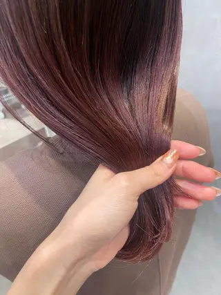 ミディアム カラー M.SLASH  みなとみらい馬車道所属・M.SLASH ✂︎hinakoのヘアスタイル