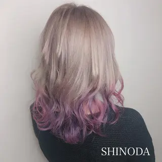 カラー 🦖店長🦖pino #しのだスペシャルのヘアスタイル