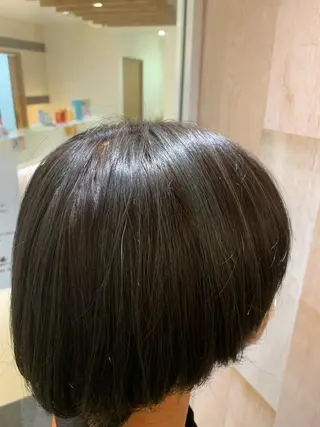 カラー 田中 陵のヘアスタイル