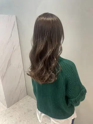 セミロング カラー 冨木 雄斗のヘアスタイル