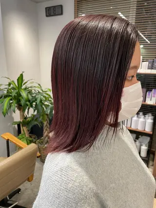 ミディアム ior北千住【イオール】所属・YU(ハイトーン/ ブリーチカラー)のヘアスタイル