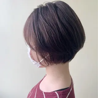 ショート 韓国ﾍｱ&ｼｮｰﾄ ボブ💜桑原のヘアスタイル