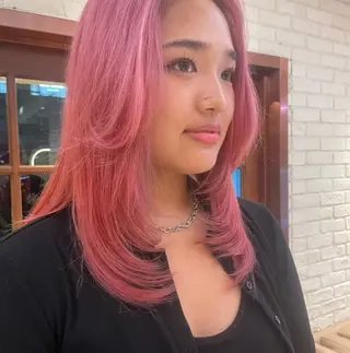 セミロング カラー 🫧MANOKA🫧 似合わせ/レイヤーのヘアスタイル