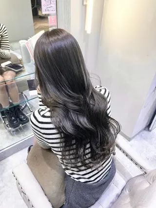 ロング カラー 上品うるツヤ韓国ヘア 🤍Hanaのヘアスタイル