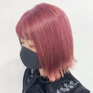 ミディアム カラー ヘアアレンジ 🍒暖色✖️レイヤー ／Haruna🍒のヘアスタイル