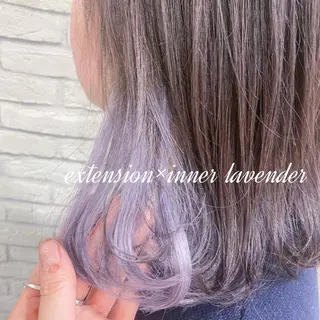 ミディアム カラー 横浜🍒カット エクステ/RIEのヘアスタイル