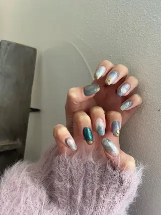 ネイル 甲府市徳行 🧸prunelleのネイルデザイン