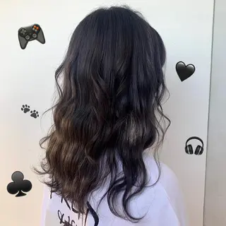 セミロング カラー 【髪質改善特化】 艶髪/透明感カラーのヘアスタイル