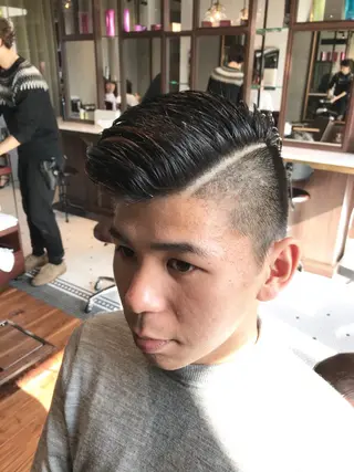 メンズ Leverage所属・【店長】外国人風 メンズヘア尾上雄輝のヘアスタイル