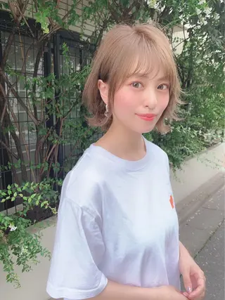 ショート カラー 【赤み消しカラー】 中野浩太のヘアスタイル