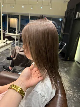 ミディアム N(a)INE.（ナイン）所属・SAKI/時短セット /レイヤーカット♥️のヘアスタイル