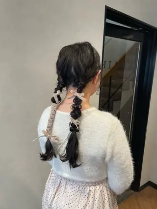 ヘアアレンジ 金城 二千夏のヘアスタイル