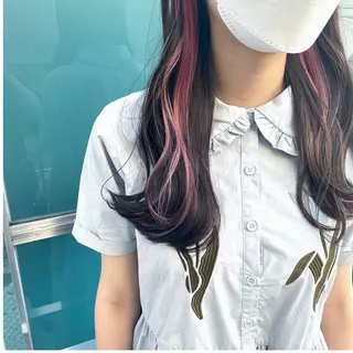 ロング カラー 韓国レイヤー/髪質 改善/縮毛🤍吉田のヘアスタイル