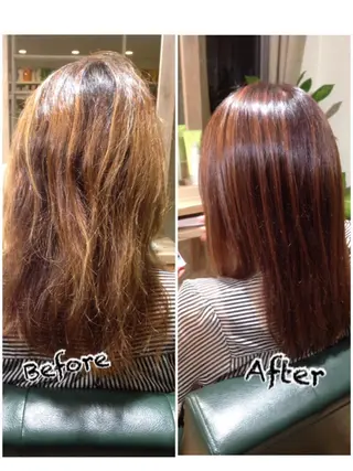 セミロング une brise所属・高橋 葵のヘアスタイル