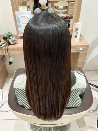 ロング パーマ 《艶髪縮毛矯正》 かのん☽⑅ ˖のヘアスタイル