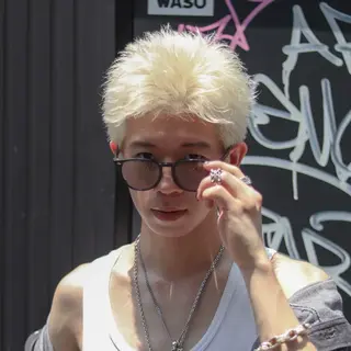 ショート カラー パーマ メンズ メンズ特化 😎キョウヘイ😎のヘアスタイル