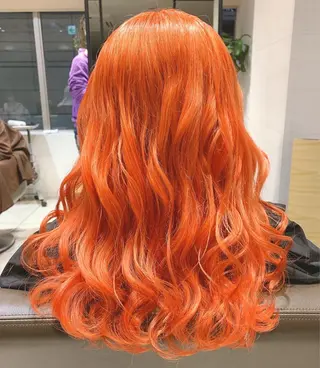 ミディアム カラー 🌿earth亀有店 【緑髪のノブ】🌿のヘアスタイル