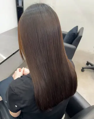 セミロング 髪質改善/縮毛矯正 梅田茶屋町/西尾祐作のヘアスタイル