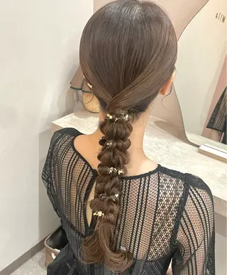 ロング ヘアアレンジ Mila chihiroのヘアスタイル