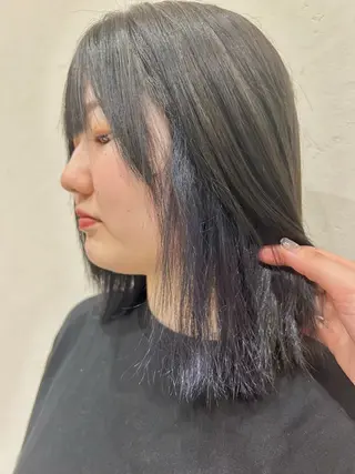 ミディアム カラー 🍒中川葵久美🍒 メンズ/パーマのヘアスタイル